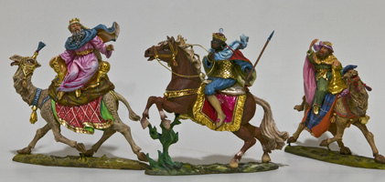 The Ride of the Magi, hand carved